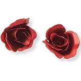 Red Rose Earrings