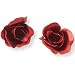 Red Rose Earrings
