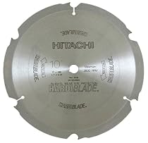 Hitachi 18108 10-Inch 6 Tooth Fiber Cement Cutting Blade with 5/8-Inch Arbor