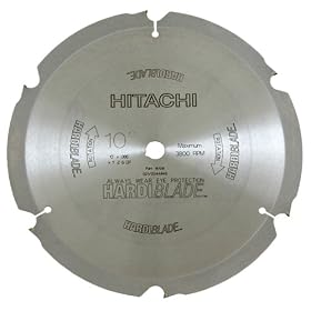 Click here to buy Hitachi 18108 10-Inch 6 Tooth Fiber Cement Cutting Blade with 5 8-Inch Arbor by Hitachi.