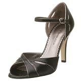 AK Anne Klein Women's Lola,Blk/Pewter Leather,10.5 M