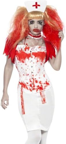Smiffys Bloody Zombie Nurse Adult Scary Halloween Costume Small