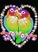 Ksg Arts and Crafts Sequin Art 1002 Love Birds Picture Kit Containing 275mm x 370mm Polystyrene Fram