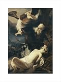 Abraham and Isaac by Rembrandt Harmenz van Rijn,15 in. x 20 in.