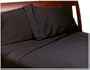 Wamsutta 300-Thread-Count Egyptian Sateen King Fitted Sheet, Raven