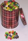 Scott's Cakes Assorted Mix Jelly Belly Jelly Beans in a Plaid Can