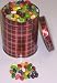 Gourmet Food : Scott's Cakes Assorted Mix Jelly Belly Jelly Beans in a Plaid Can