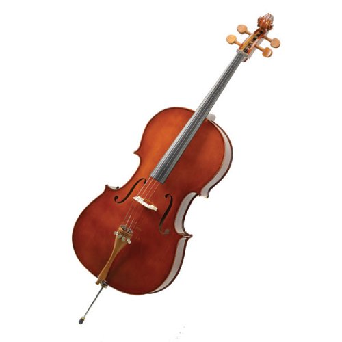 Cecilio CCO-300 Handmade All Solid Wood w Rosewood Fittings 44 Cello Outfit