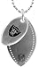 Oakland Raiders 2 Piece Dog Tag with Chain