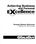Achieving Business and Personal Excellence