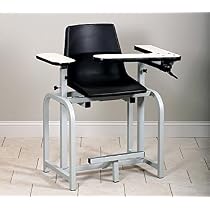 CLINTON STANDARD LAB SERIES BLOOD DRAWING CHAIRS Xtra tall with plastic seat Item# 6011-P