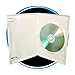 WHITE - 14mm Standard Single Disc DVD Case - 25 Cases