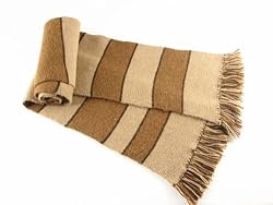 Pure Alpaca Scarf - Classic Collection in Coffee Tones [Apparel]