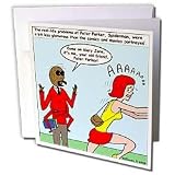 Rich Diesslins Funny General - Editorial Cartoons - Issues of the Real Spiderman - Mary Jane - Greeting Cards-12 Greeting Cards with envelopes