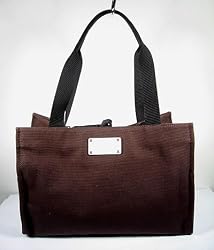 Kate Spade Brown License Plate Baby Diaper Bag Tote