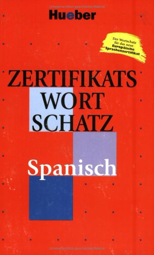 Zertifikatswortschatz Spanisch