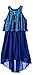Amy Byer Big Girls' High Low Dress with Ombre Sparkle Bodice