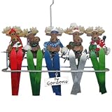 Review Kurt Adler  / Skiing Moose Family Christmas Ornament to Personalize #W3949