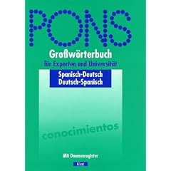 PONS Großwörterbuch für Experten und Universität, Spanisch, mit Daumenregister (Gebundene Ausgabe)