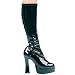 SALE ELLIE CHACHA 5 Heel Stretch Knee Boots w/Zipper
