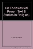 On ecclesiastical power