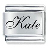 Name Kate Italian Cha Bracelet Link