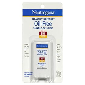 Neutrogena Healthy Defense Oil-Free Sunblock Stick, SPF 30, 0.47  Ounce