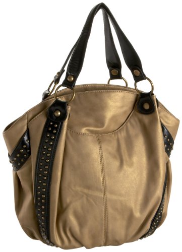 SR SQUARED by Sondra Roberts Brushed Metallic Shopper
