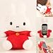 Cool Buy Authentic Plush Toy Case for iPhone 4 and iPhone 4S -- Best Quality With One Year Warranty only From Cool Buy-- Cute Red Rabbit