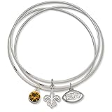 New Orleans Saints Super Bowl XLIV Champions Triple Bangle Bracelet