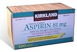 Enteric Coated Aspirin 81 mg Tablets - Adult Low Strength Regimen - Compare to the Active Ingredients in Bayer Enteric Coated Low Strength Aspirin - 400 Count