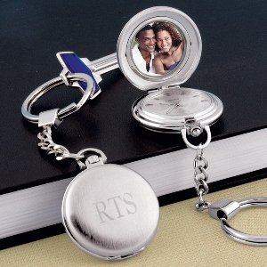 Personalized Pocket Watch Key Chain Locket
