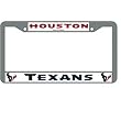 Houston Texans NFL Chrome License Plate Frame