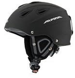 ALPINA Skihelm Grap, schwarz matt (black matt), 57-61 cm, A9036-333