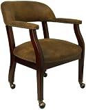 Flash Bomber Jacket Brown Luxurious Conference Chair with Casters