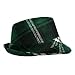 411WMljyfzL. AA75  WILD GREEN PLAID WOOL FELT FEDORA HAT