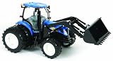 Britains Big Farm New Holland T7050 Tractor With Dual Wheels and Loader