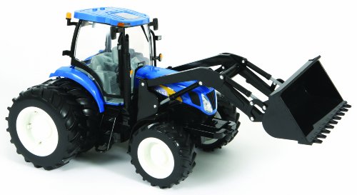 Britains Big Farm New Holland T7050 Tractor With Dual Wheels and Loader