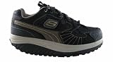 Skechers Men's Shape Ups Regimen Lace Up,Black/Brown,10 M US