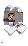 HANES COMFORT STRETCH ANKLET 4 PACK - 63/4