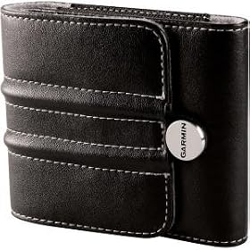 Garmin Universal Sat Nav Black Leather Carry Case