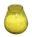 6 x Lowboy Candles 75 Hour Burn Time, Yellow Glass