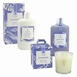 The Thymes Lavender 3 Piece Deluxe Gift Set
