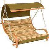 Double Cushioned Swing - Serenity Jacquard Willow Place Collection