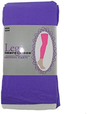 Opaque Neon Footless Tights - Yellow / Queen