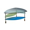 Multicolor Glass Coffee Table