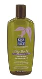 Kiss My Face Big Body Shampoo for Fuller Thicker, 11-Ounce Bottles (Pack of 3)