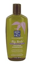 Kiss My Face Big Body Shampoo for Fuller Thicker, 11-Ounce Bottles (Pack of 3)