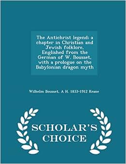 chapter in Christian and Jewish folklore, Englished from the German ...