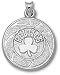 Boston Celtics Solid Sterling Silver Basketball 3/4'' Pendant